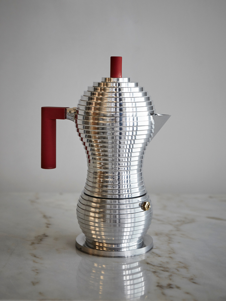 Espresso Coffee Maker Pulcina Red Induction 6 cups