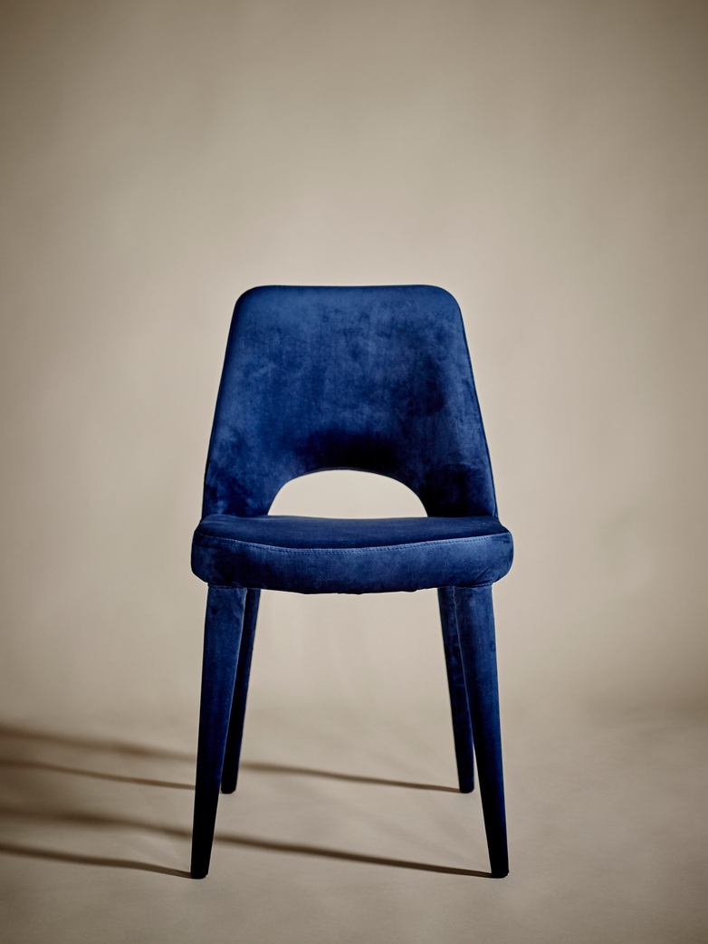Chair Holy Velvet Blue
