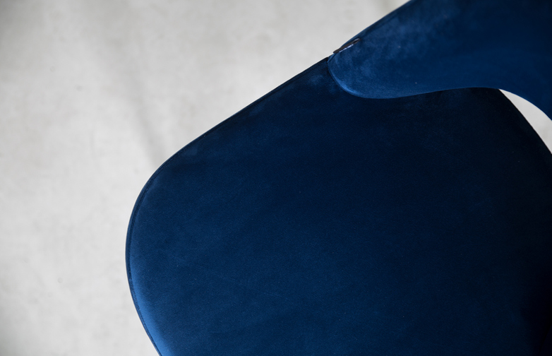 Chair Holy Velvet Blue