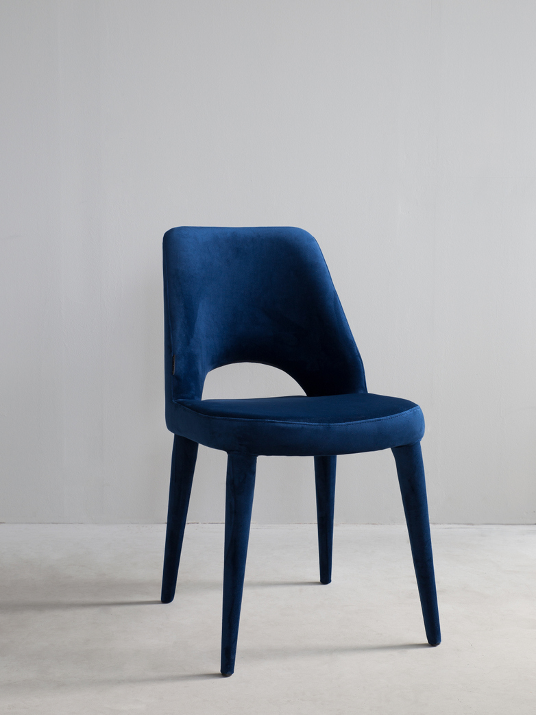 Chair Holy Velvet Blue