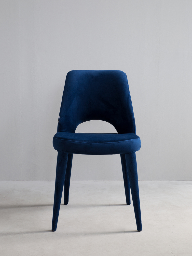 Chair Holy Velvet Blue