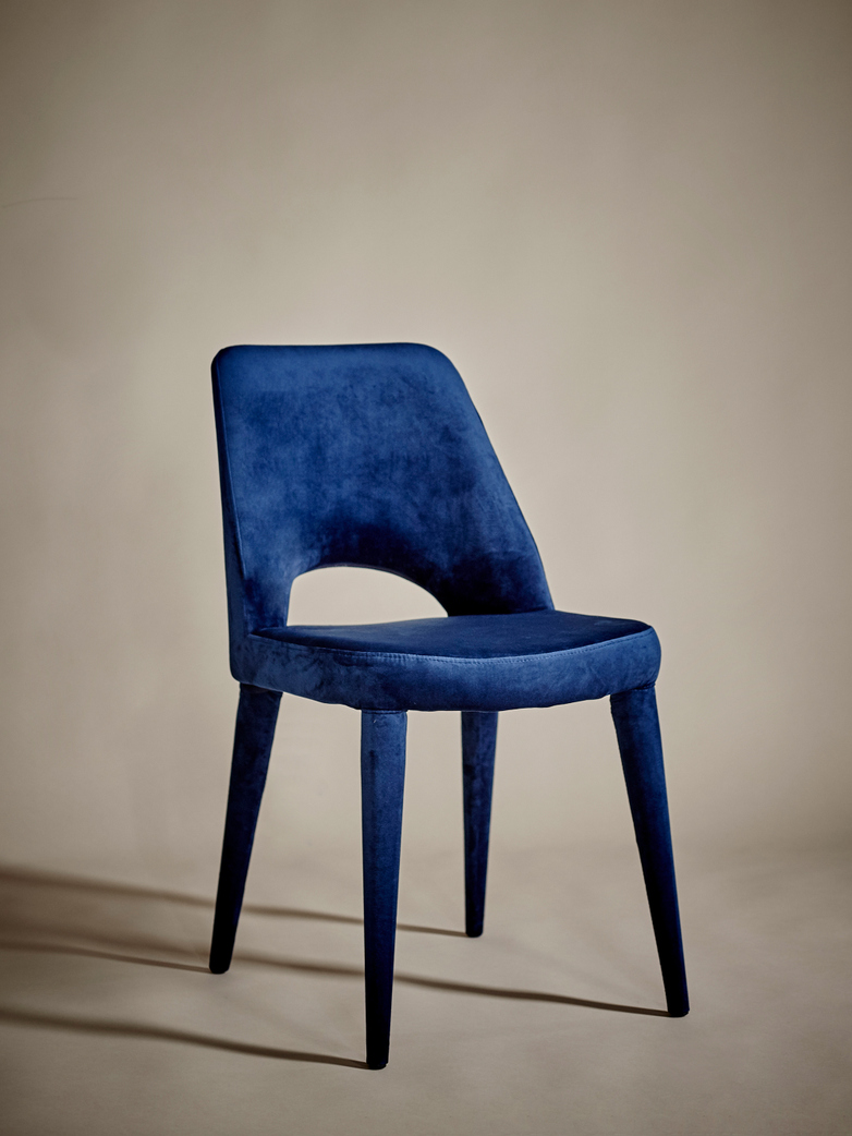 Chair Holy Velvet Blue