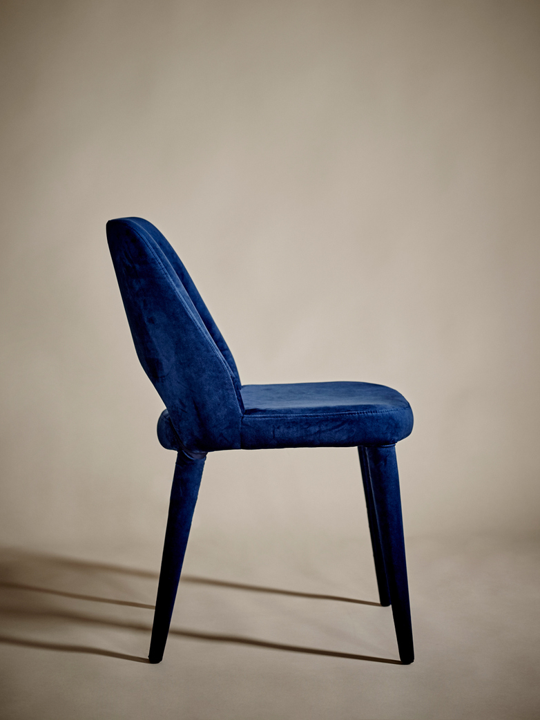 Chair Holy Velvet Blue