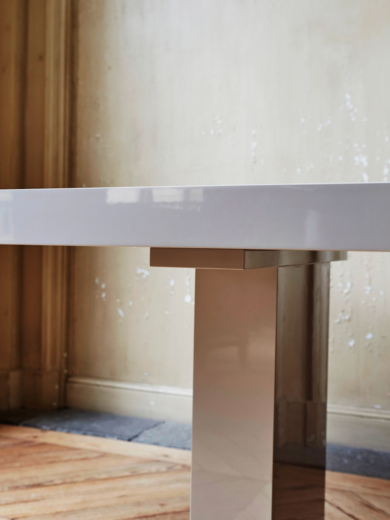 Kyoto Dining Table Glossy Mocha