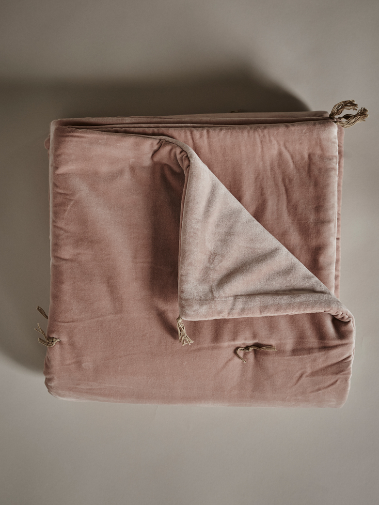 Velvet Sofacover – Pink Blush