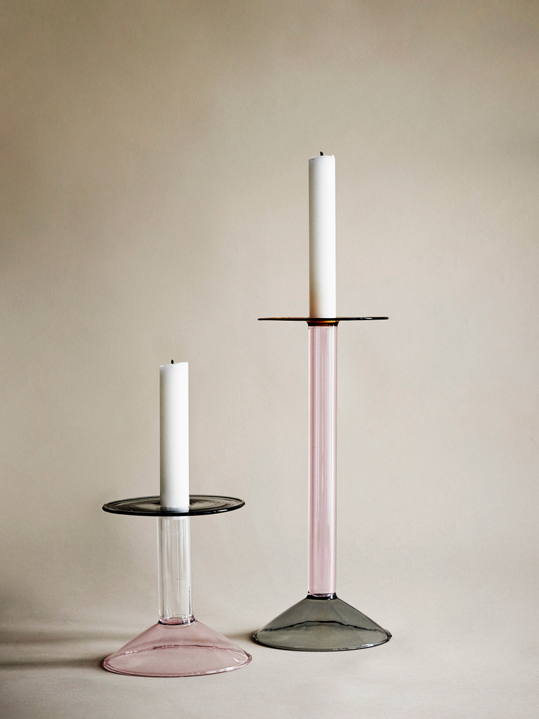 Rainbow Candleholder - Pink