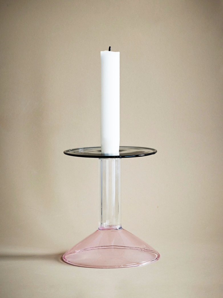 Rainbow Candleholder - Pink