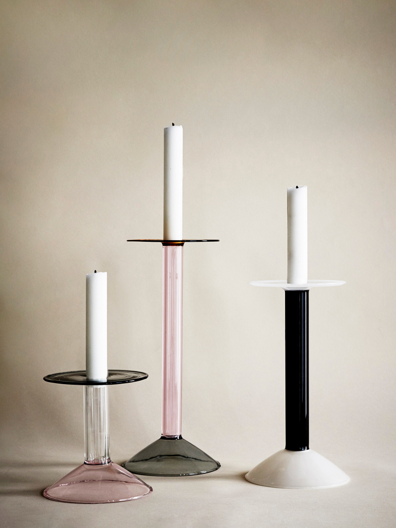 Rainbow Candleholder - Black