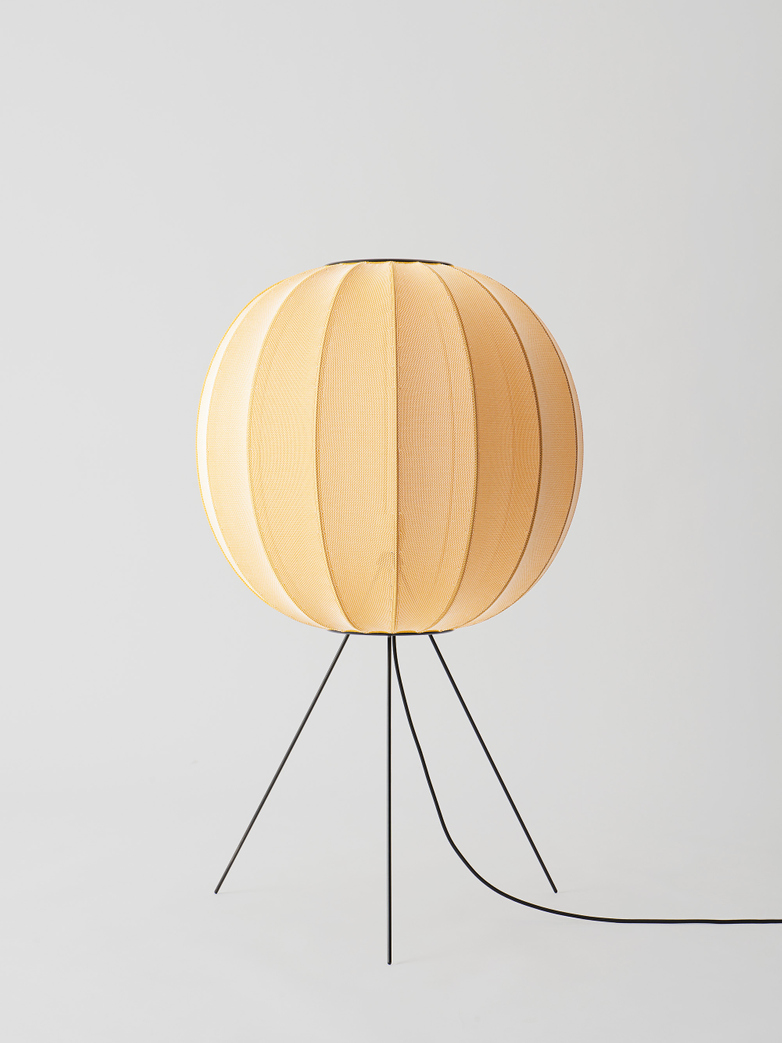 Knit-Wit Floor Lamp - Medium Round 60 cm - Sunrise