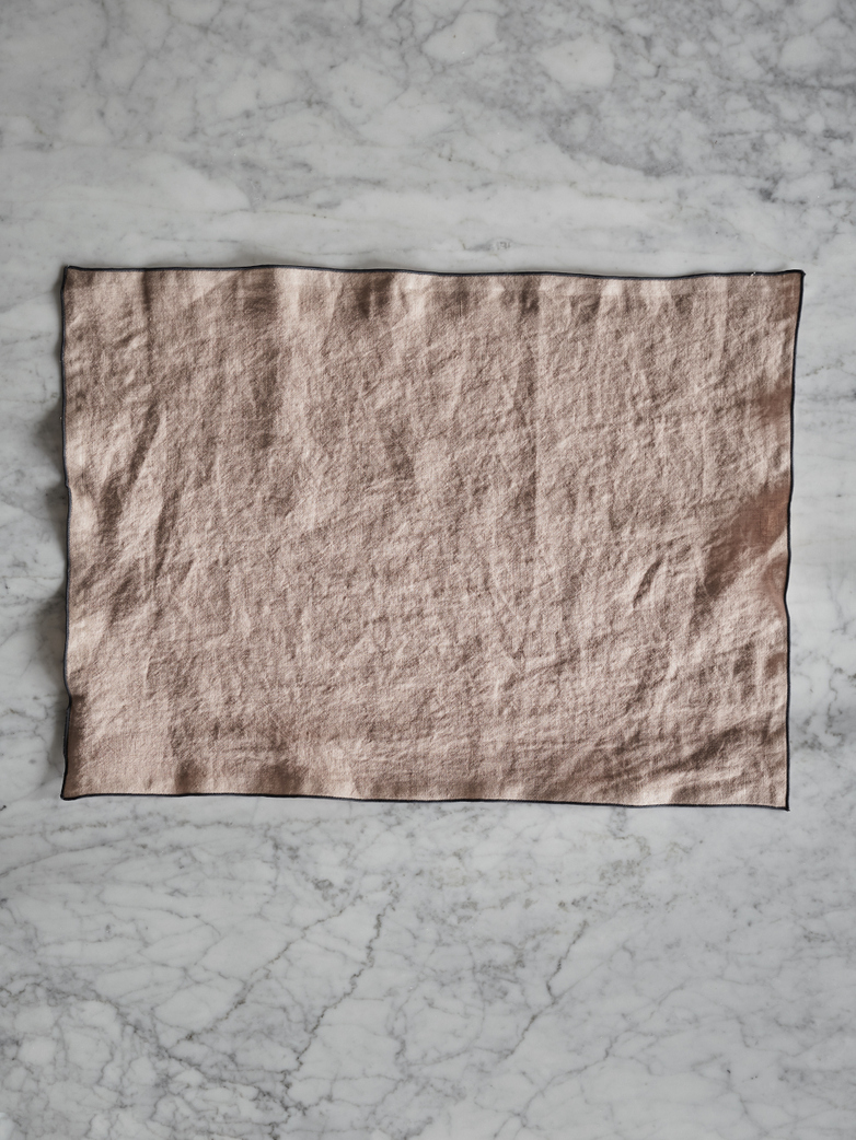 Place Mat Washed Linen Aubepine - 35x45cm