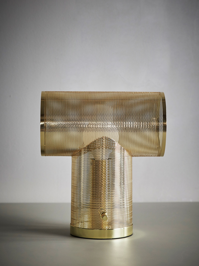 Rack Table Lamp - Gold