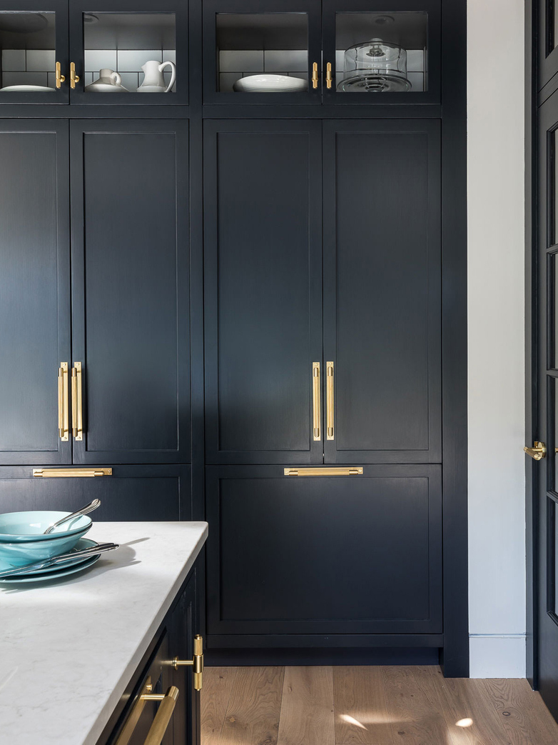 Pull Bar Plate - Brass