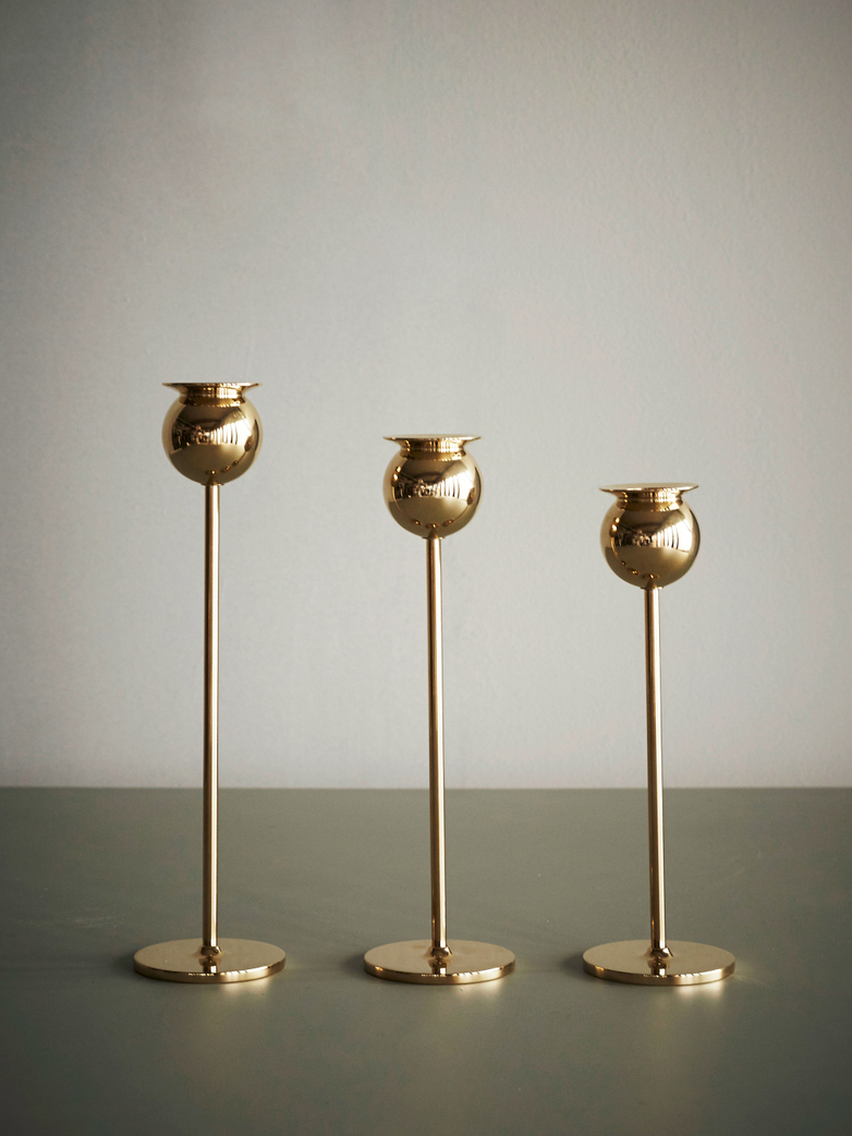 Tulip Candleholder Set of 3