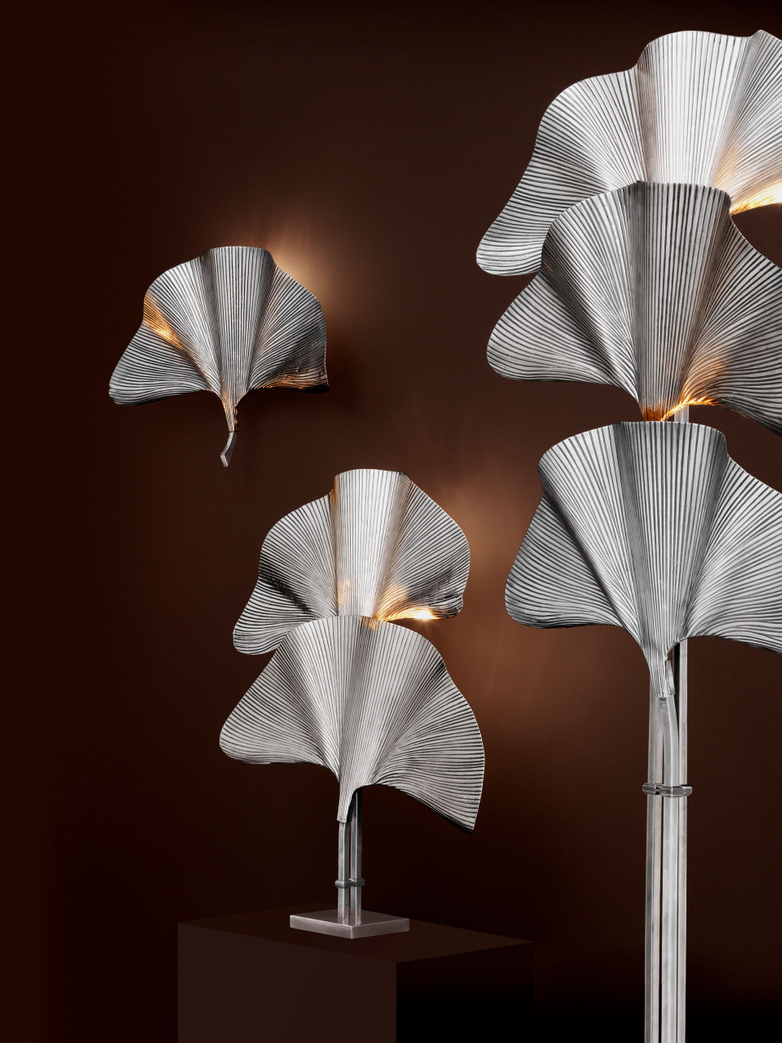 Las Palmas - Table Lamp Silver Plated