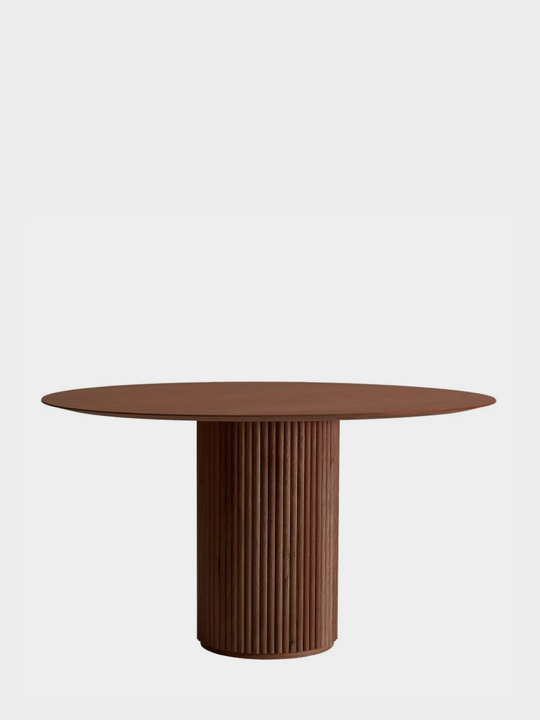 Palais Royal Dining Table - Teak Stained Oak - 130 cm