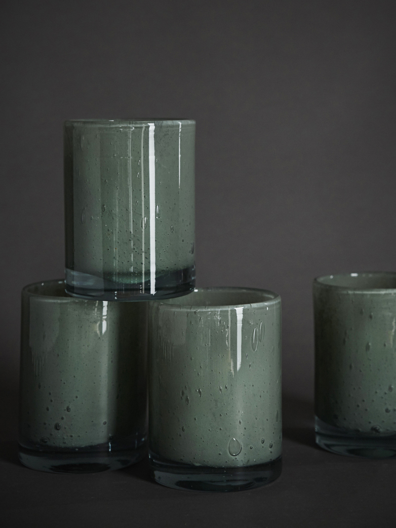 Belle Candle Holder – Mineral Green – Medium