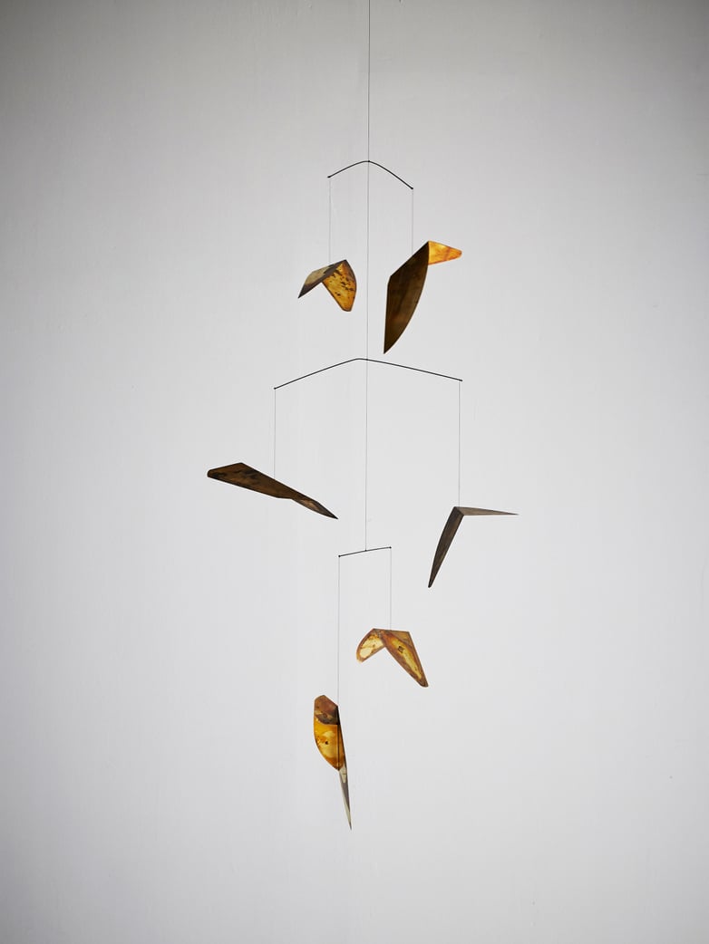 Autumn Leaves Mobile Sculpture