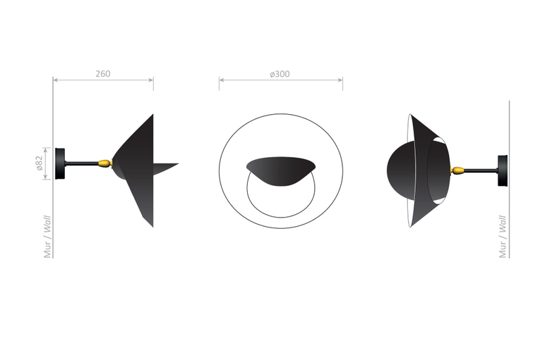 Saturn Wall Lamp