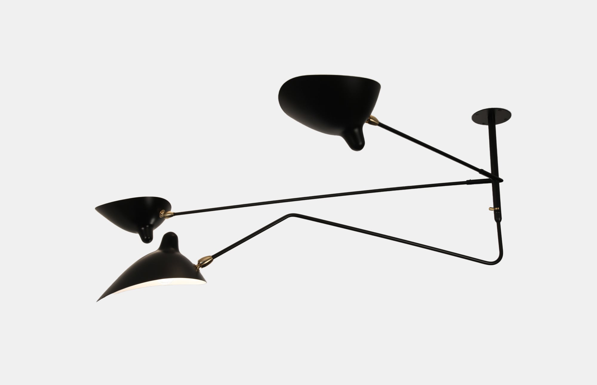 20578 B378b1273b Ceiling Lamp With Three Arms Portrait