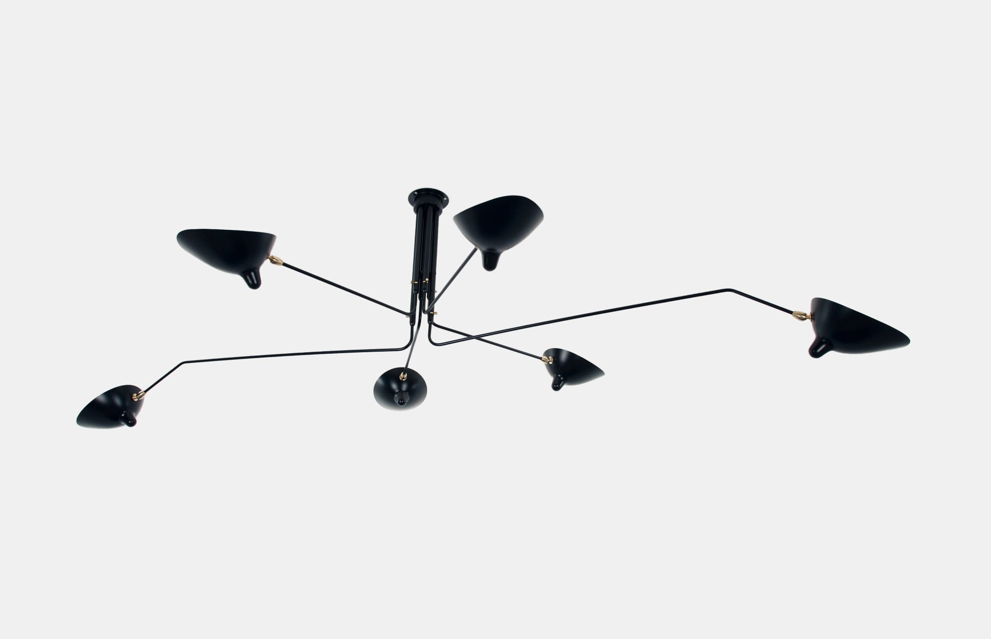20579 1948956da3 Ceiling Lamp With 6 Rotating Arms Portrait