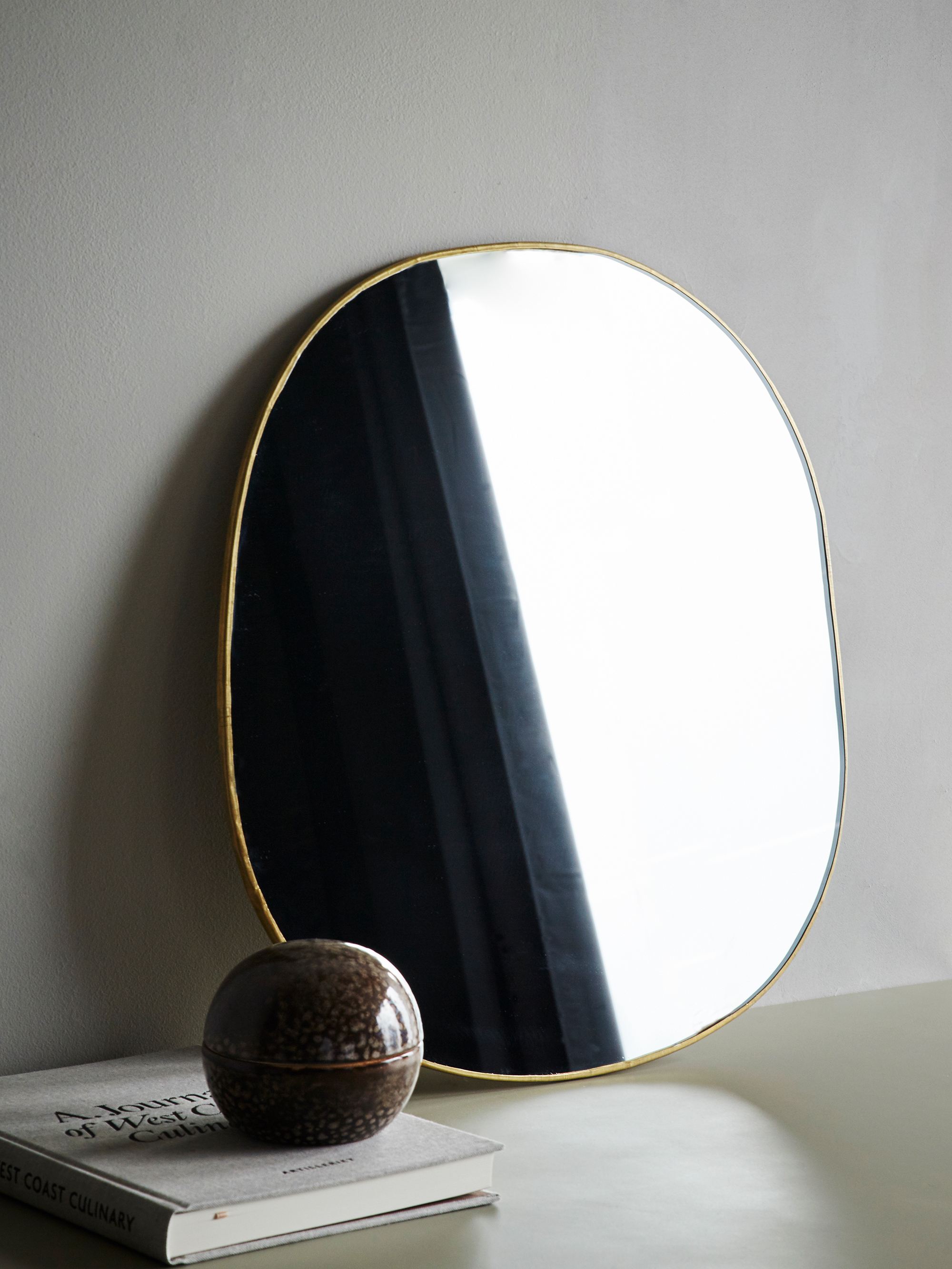 20987 Ba14ad9611 Caravane Ame Hand Crimped Brass Mirror 54x56 Cm Portrait