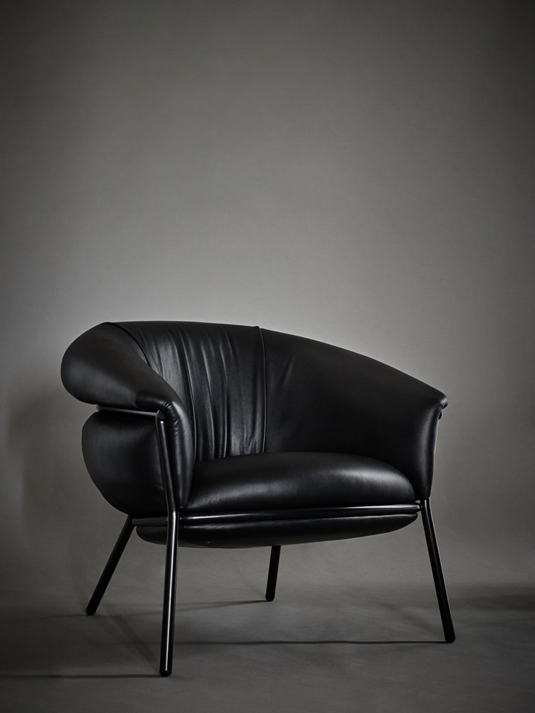 Grasso Armchair - Black