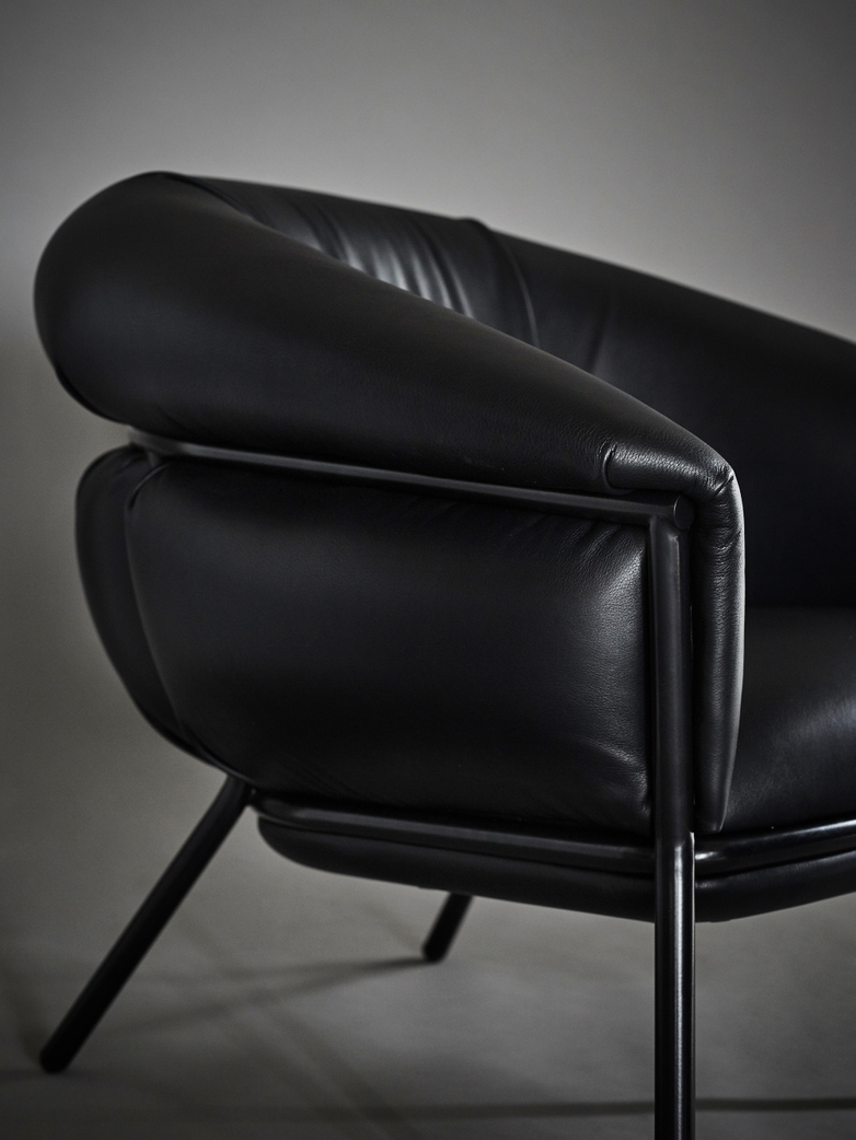 Grasso Armchair - Black