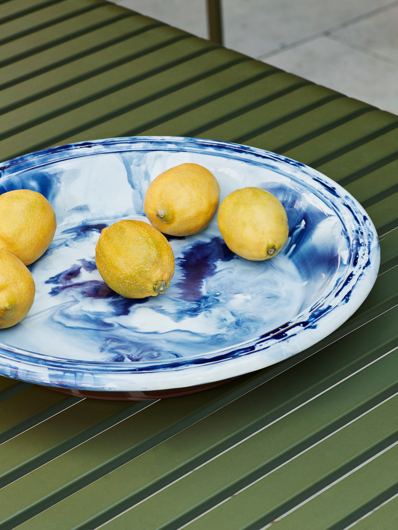Swirl Bowl - Blue