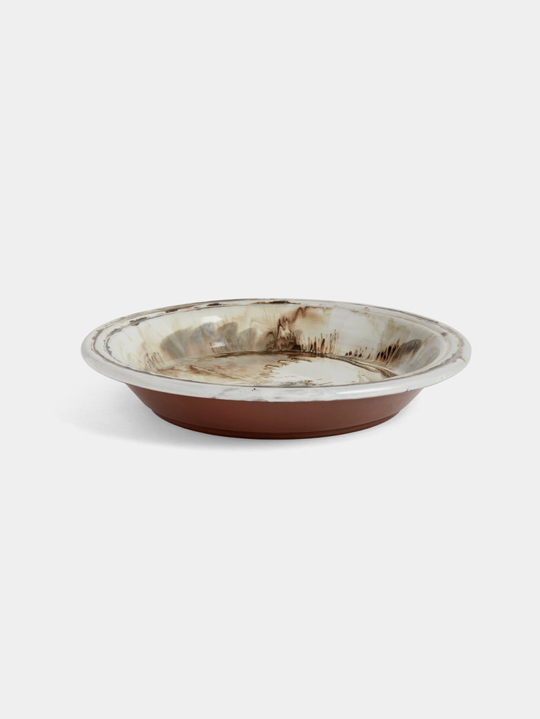 Swirl Bowl - Brown
