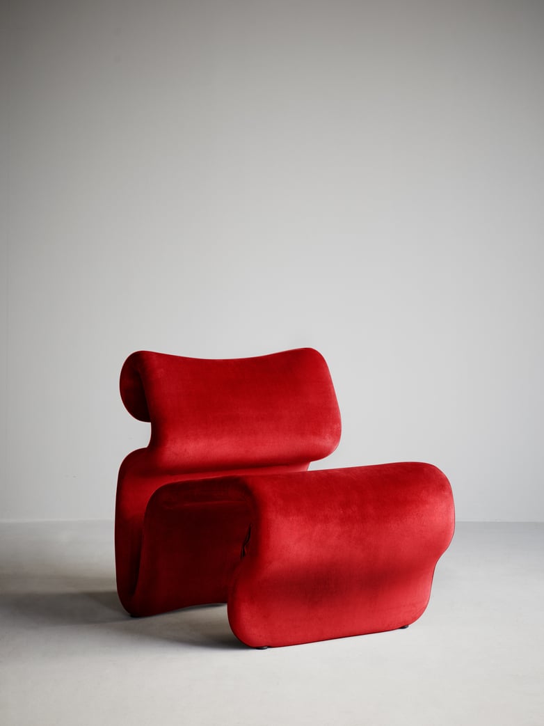 Etcetera Easy Chair – Chili Red