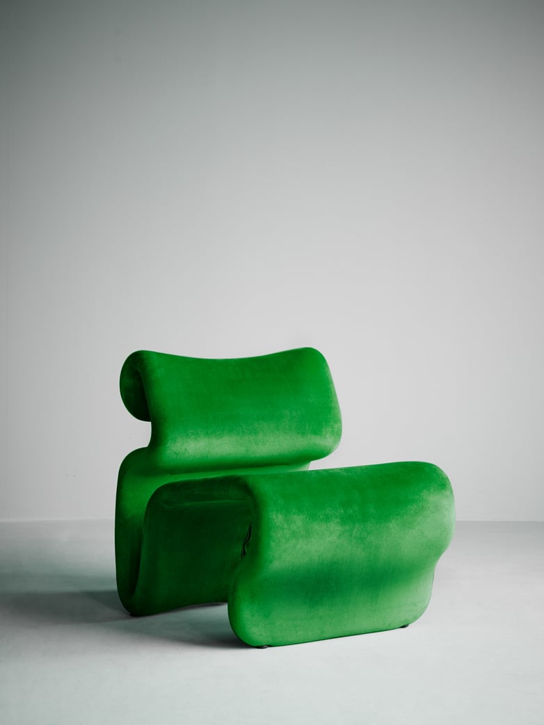Etcetera Easy Chair – Grass Green