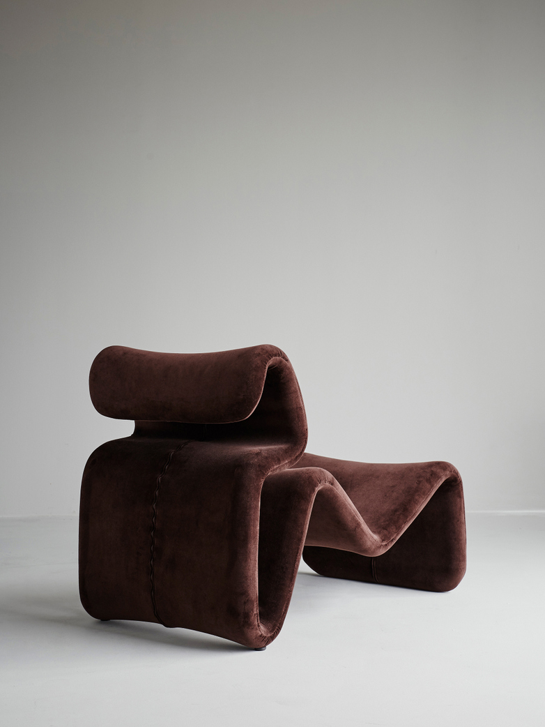 Etcetera Lounge Chair – Chocolate Brown