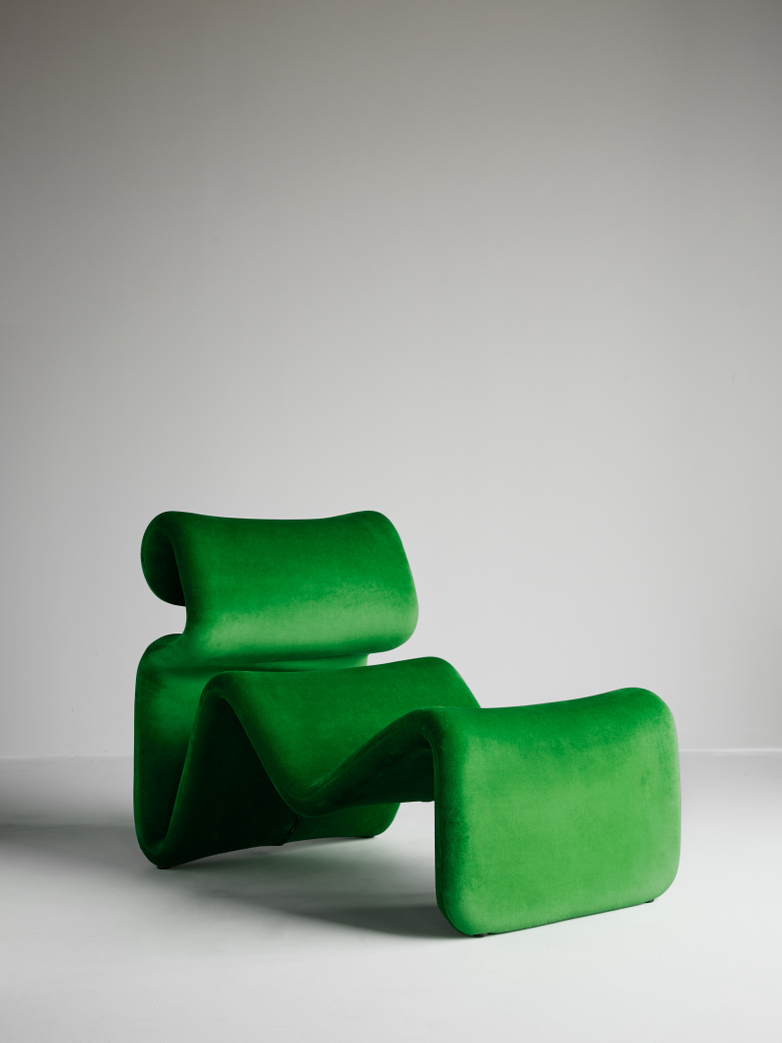Etcetera Lounge Chair – Grass Green
