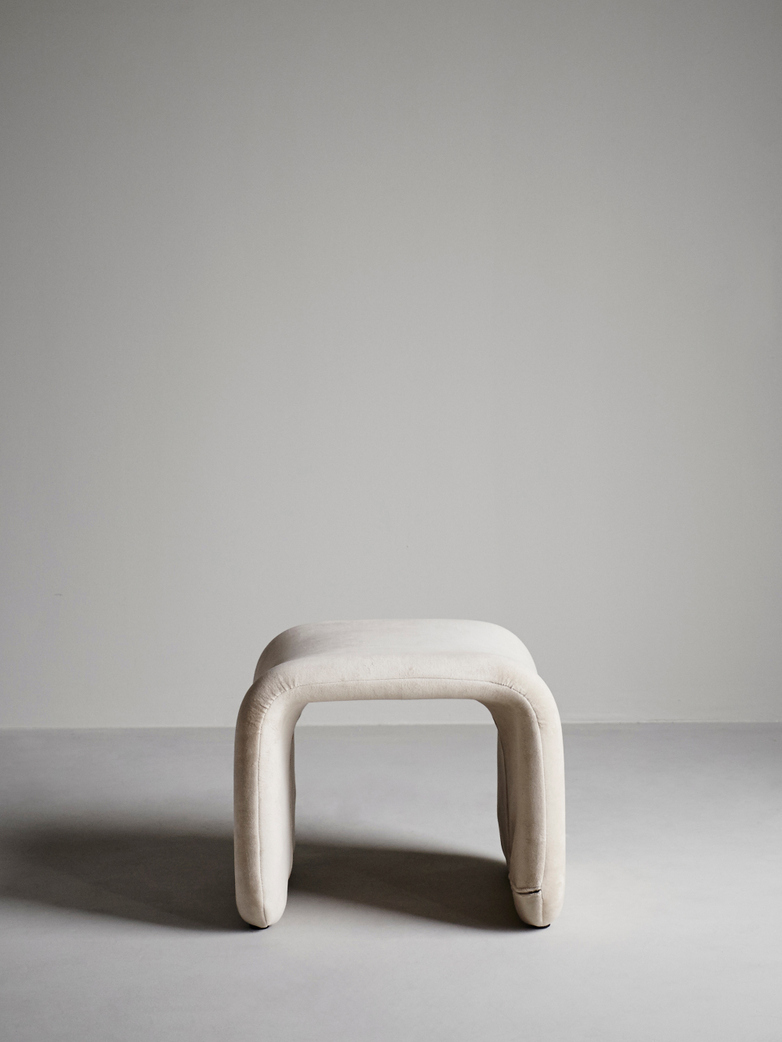 Etcetera Footstool – Sand Beige