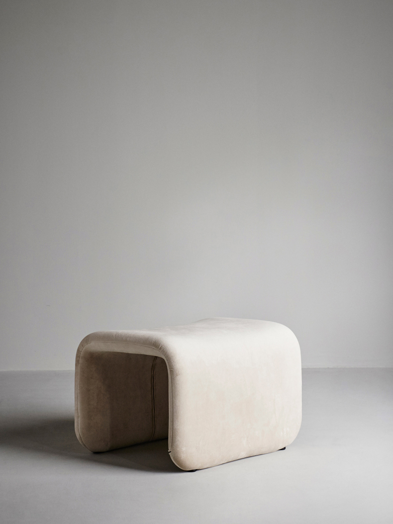 Etcetera Footstool – Sand Beige