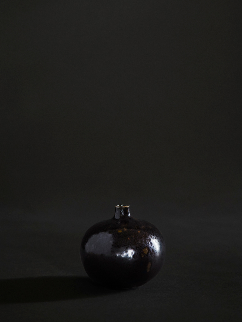 Bari Brown Freckles Vase – Small