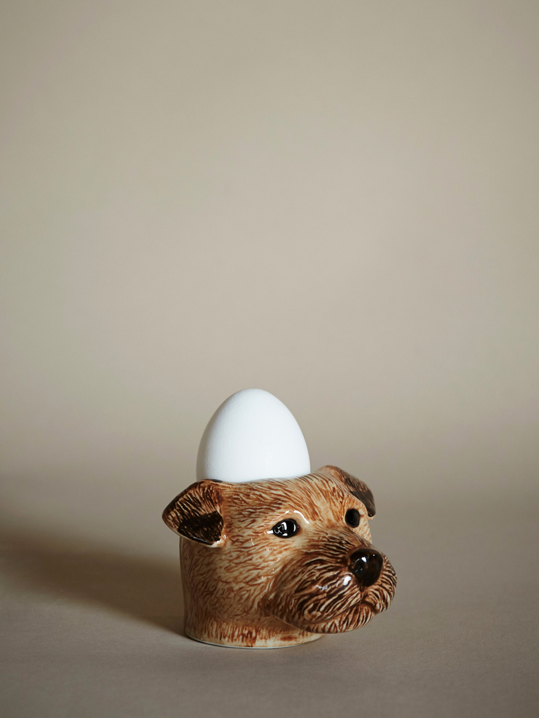 Terrier Face Egg Cup