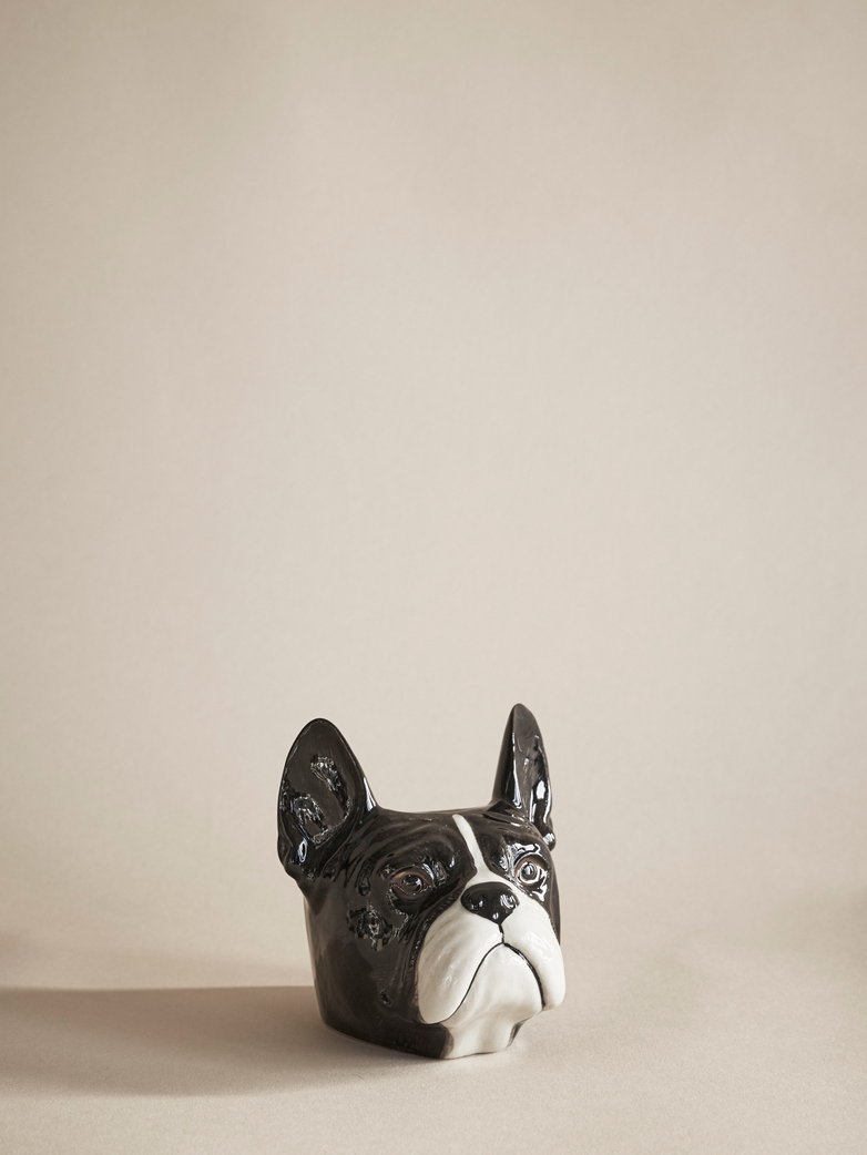 French Bulldog Face Egg Cup