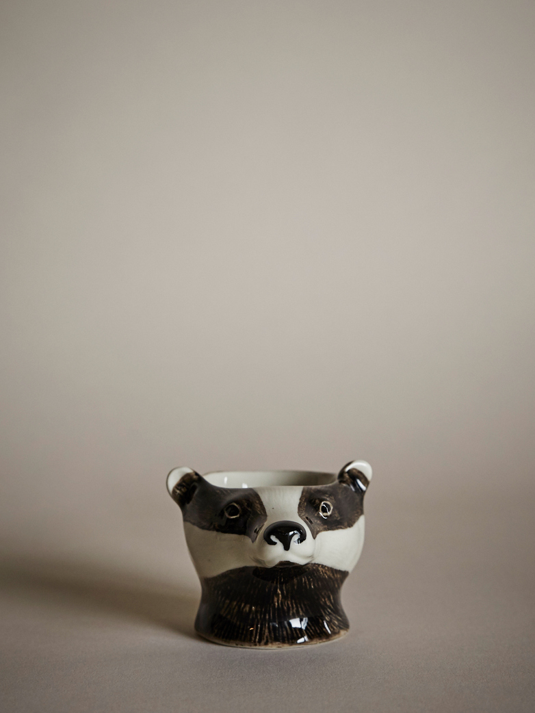 Badger Face Egg Cup