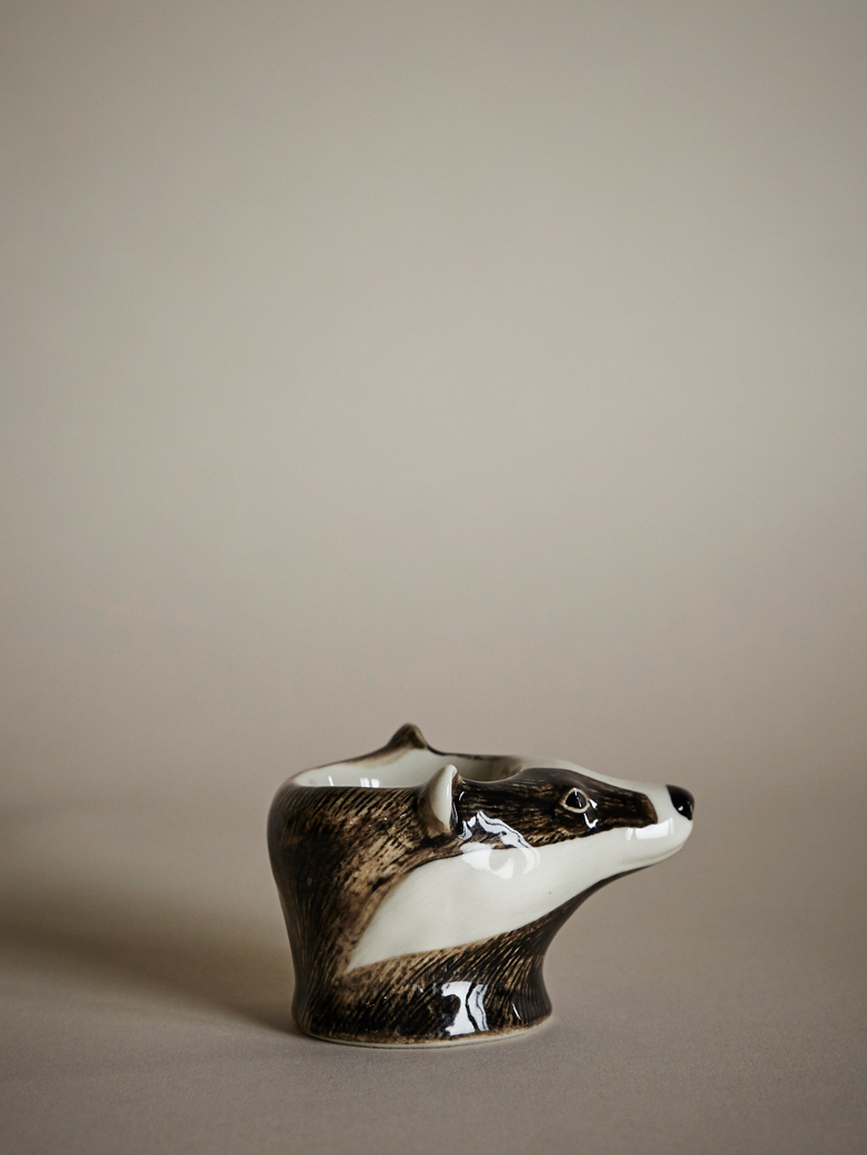 Badger Face Egg Cup