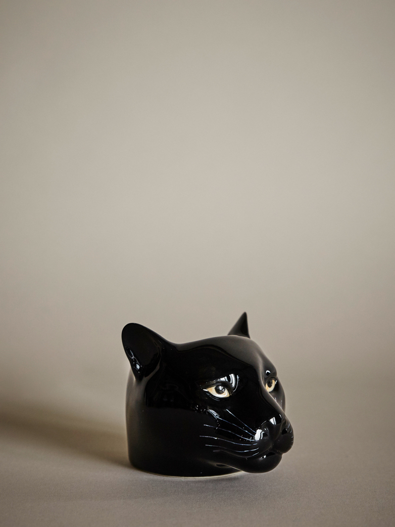 Panther Face Egg Cup