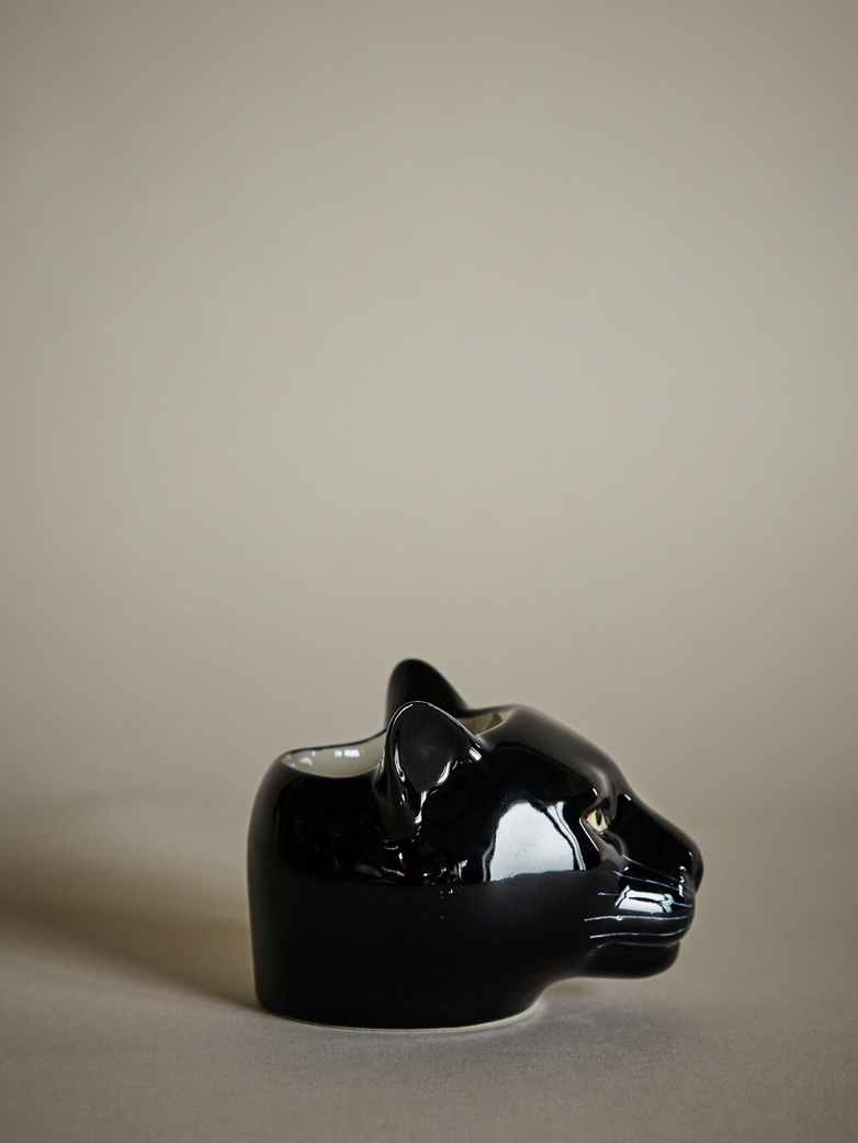 Panther Face Egg Cup