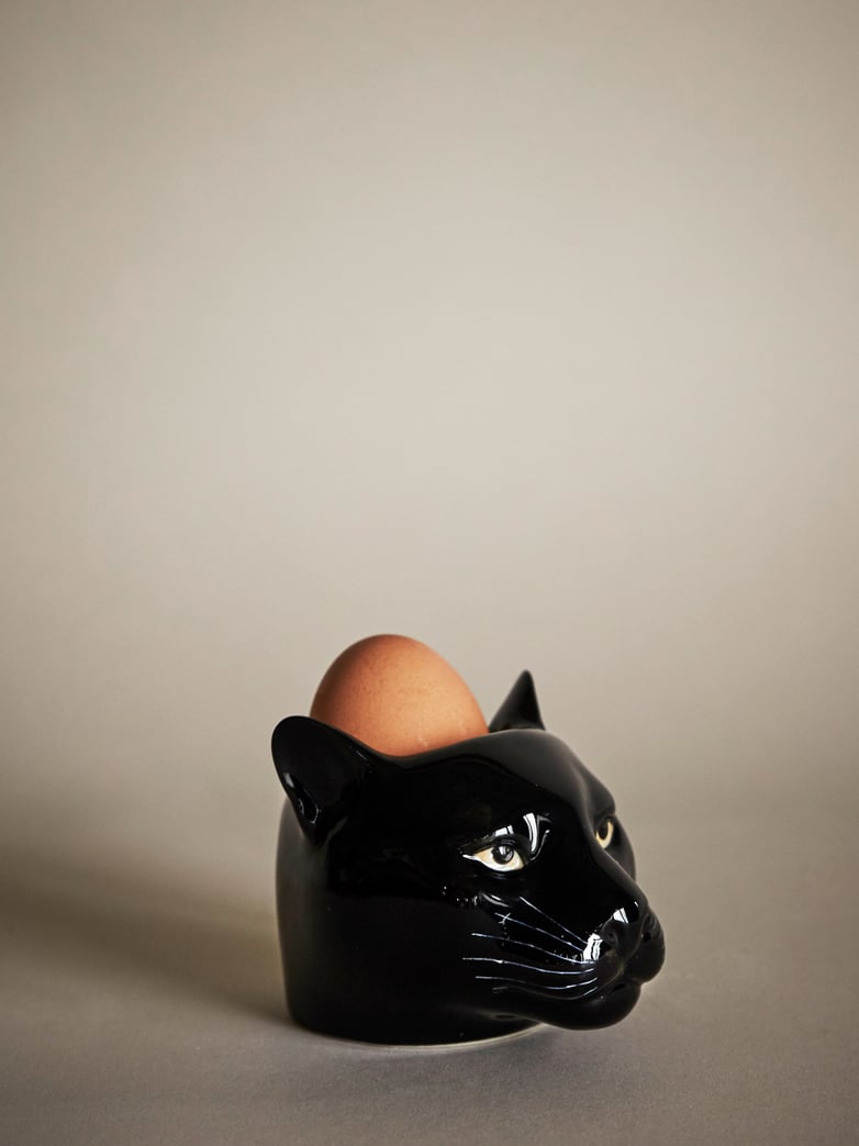 Panther Face Egg Cup