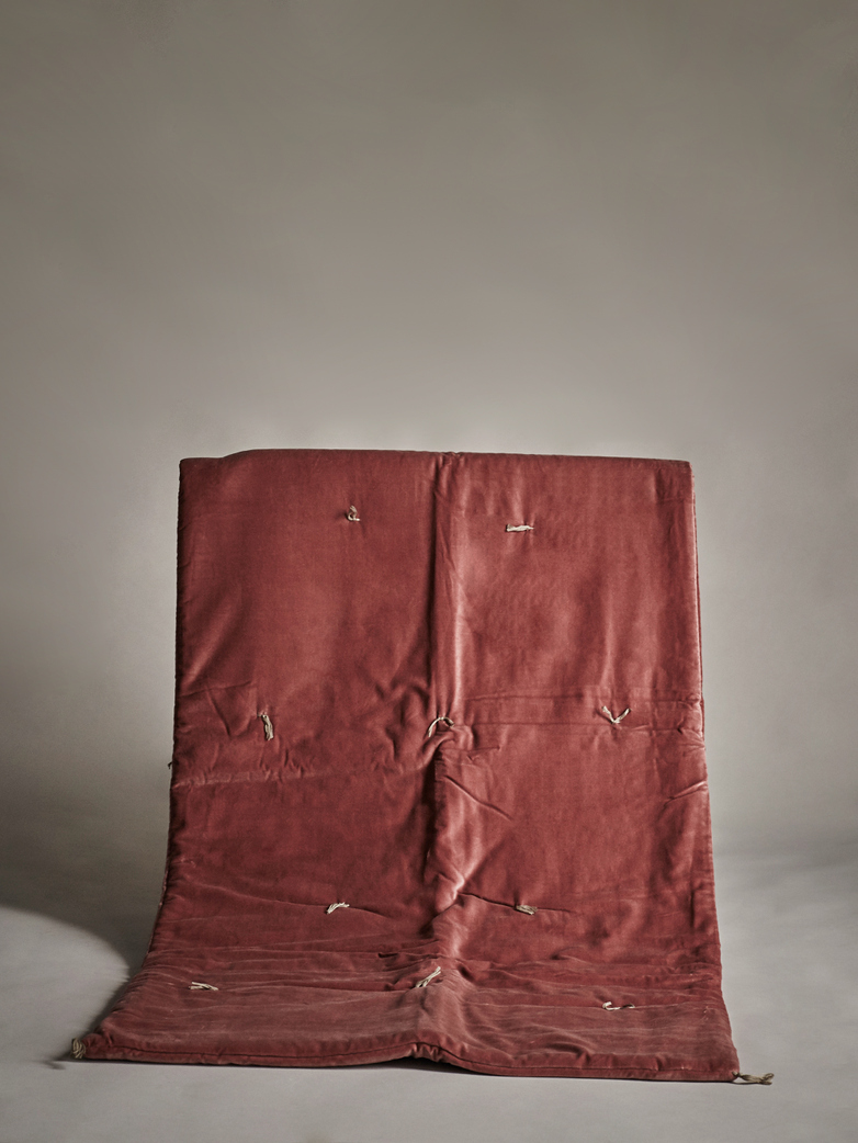 Velvet Sofacover – Canyon Red