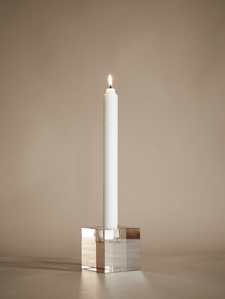 Crystal Glass Candle Holder