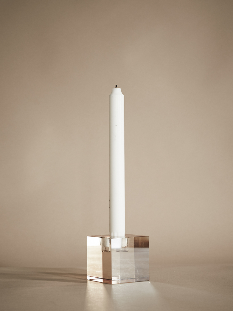Crystal Glass Candle Holder