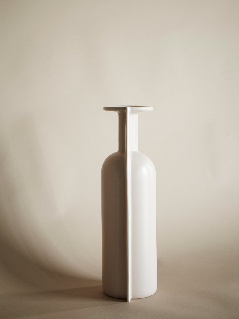 Mold Shape Flower Vase – Matt Mocha – Large