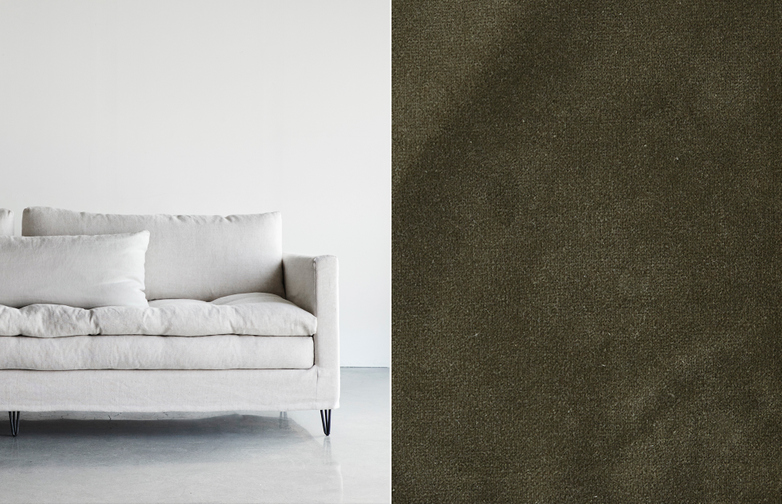 250 cm - Velvet Smooth Grege