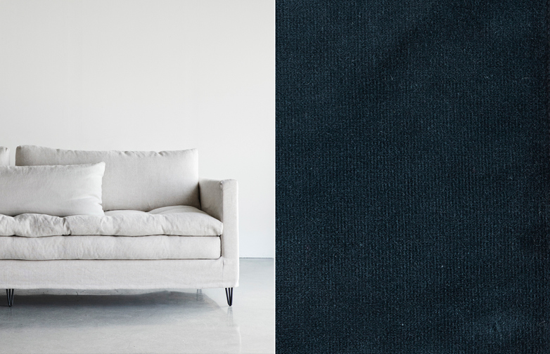250 cm - Velvet Smooth Navy