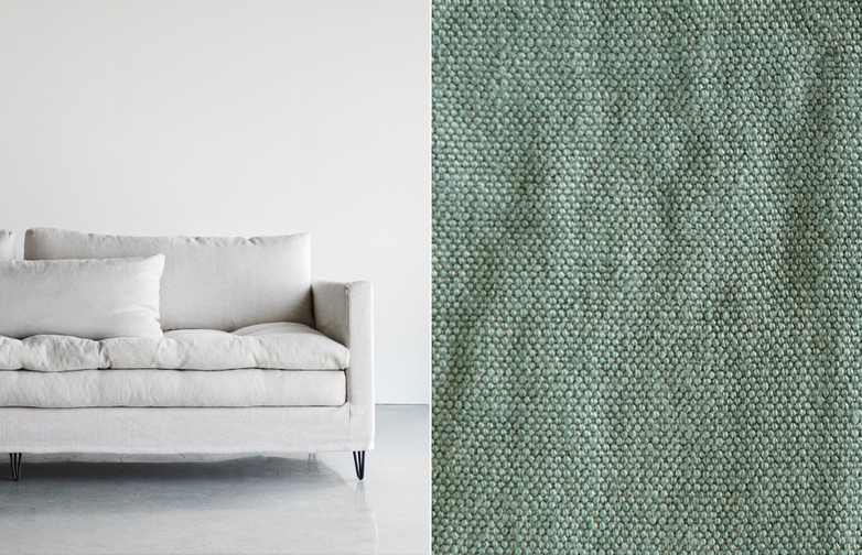250 cm - Lin Souvage - Lichen Light Green